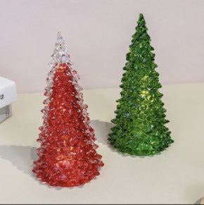 Decorative Glass Christmas Tree