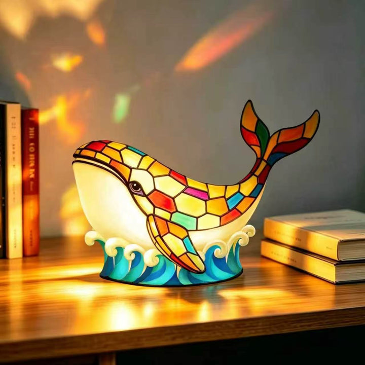 Decorative Whale Fish Table Lamp