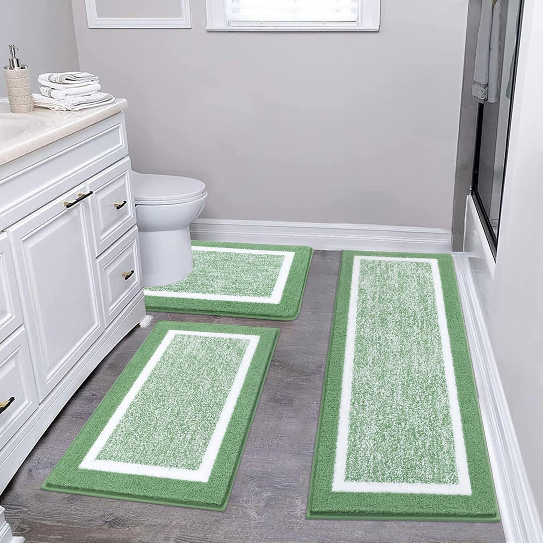 Modern Bathroom Mat Set