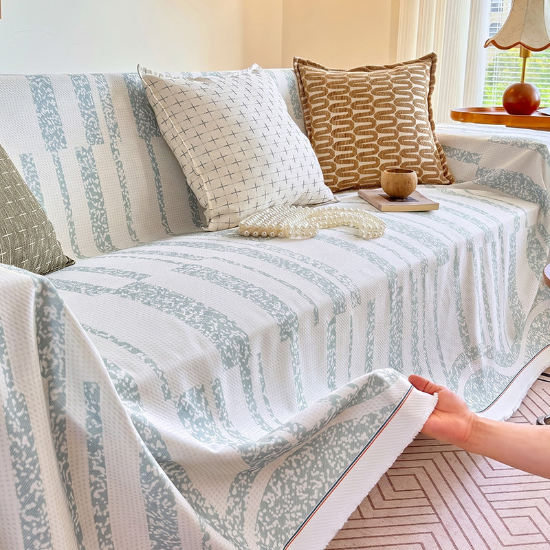 Decorative Woven Textured Throw Blanket