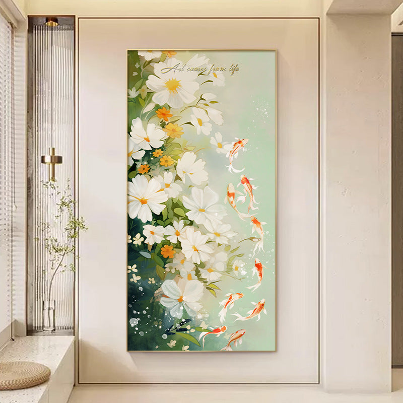Decorative Floral Canvas Art Print