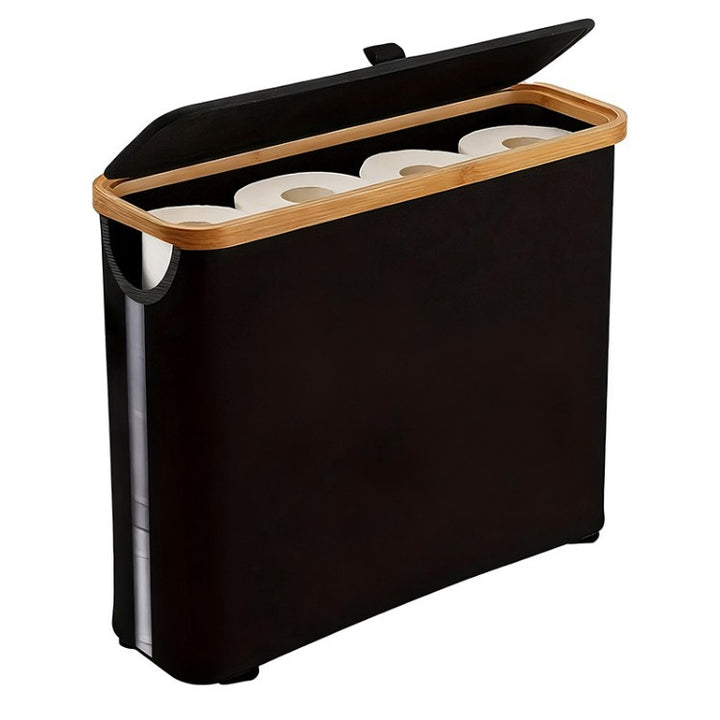 High-quality laundry basket with lid and handle