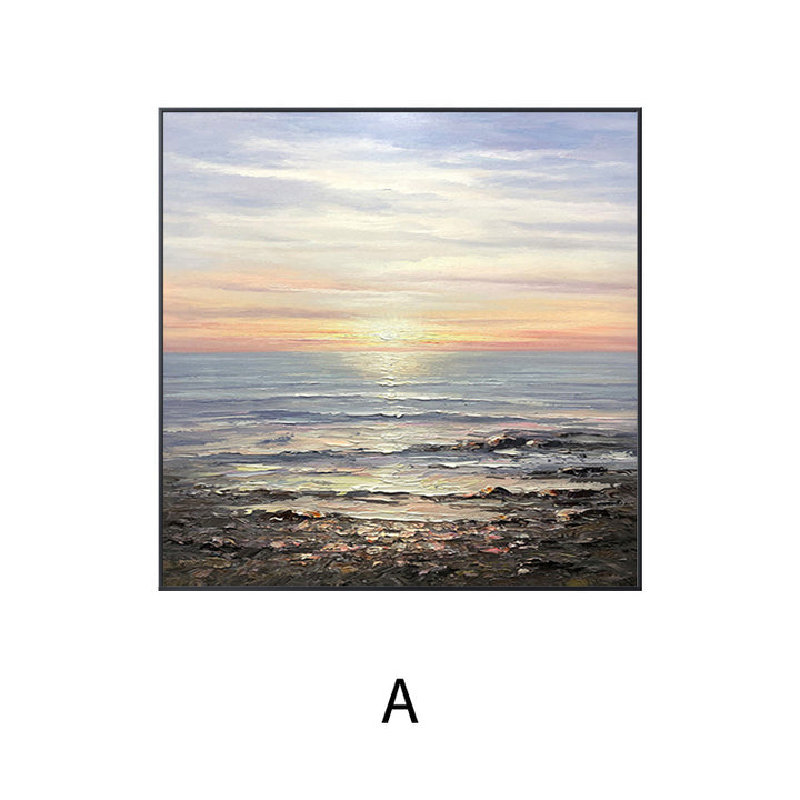 Coastal Sunrise Landscape Wall Art