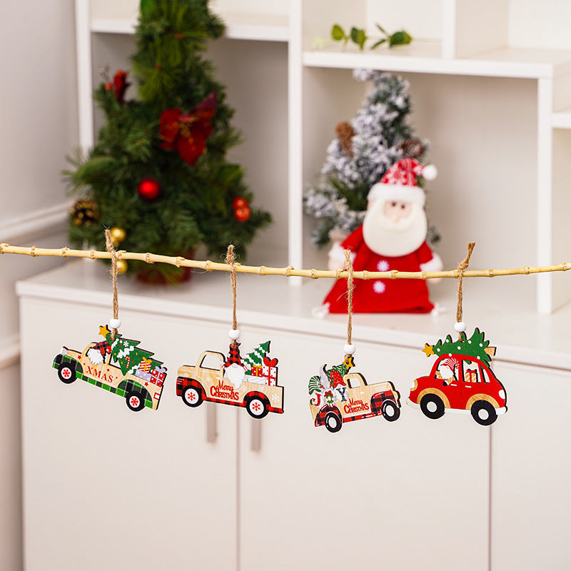Decorative Christmas cart figure