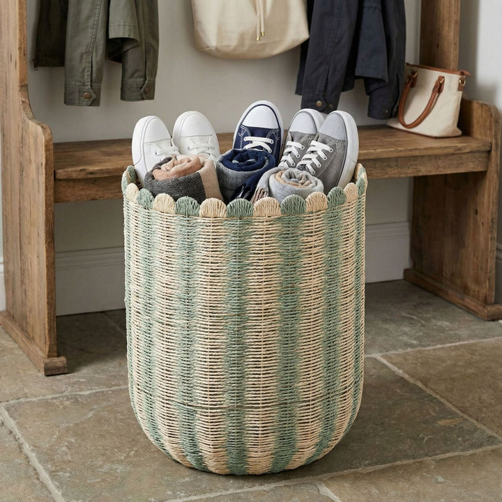 Decorative storage basket in modern design