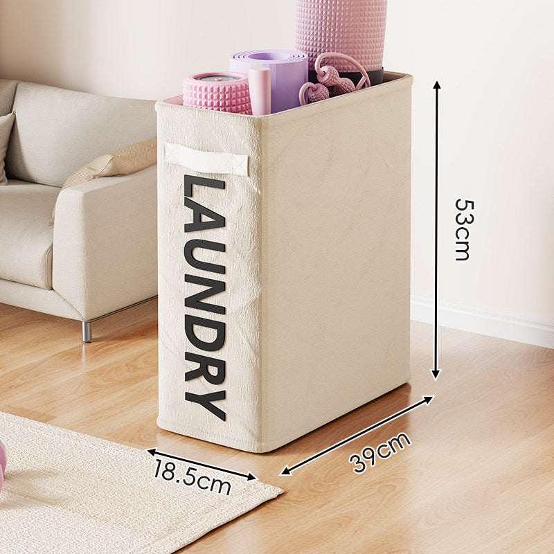 Rolling Dual-Compartment Canvas Storage Cart for Yoga Mats and Rackets