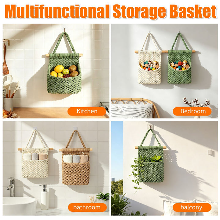 Macrame Wall Organizer