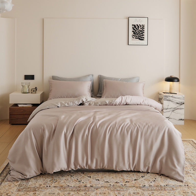 Decorative Luxurious Satin Duvet Cover Set Avarnia