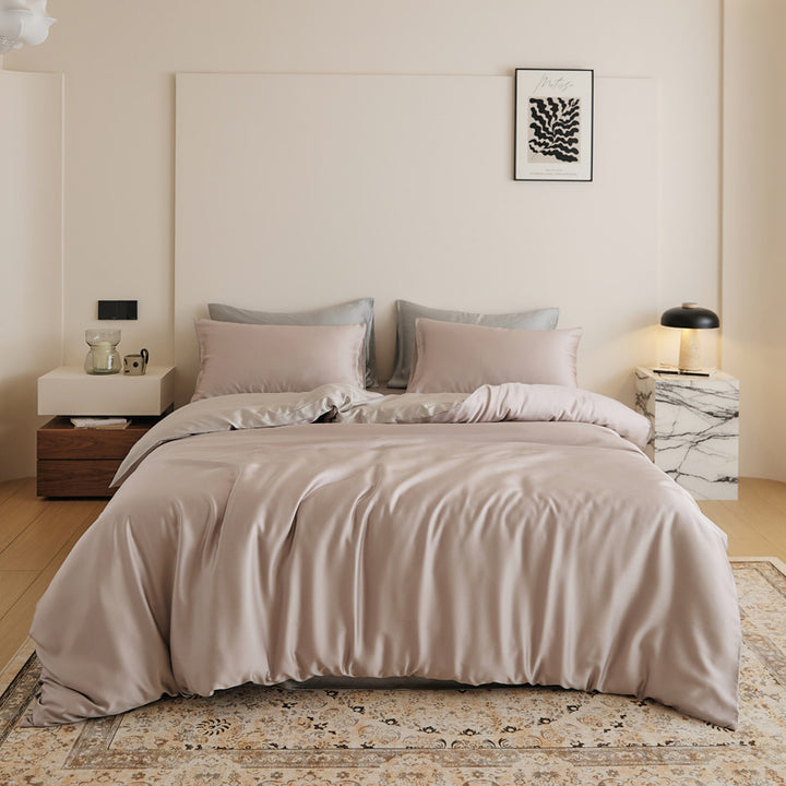 Decorative Luxurious Satin Duvet Cover Set Avarnia