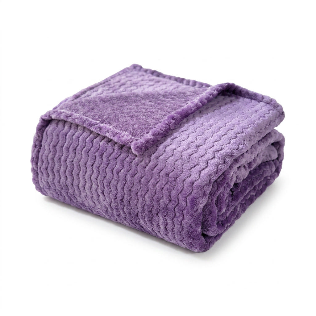 Ultra-Soft Textured Velour Blanket