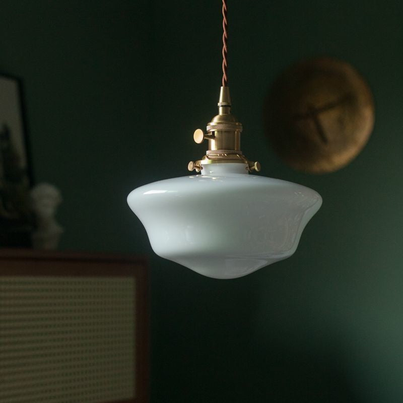 Opalines Glass LED Vintage Pendant Light