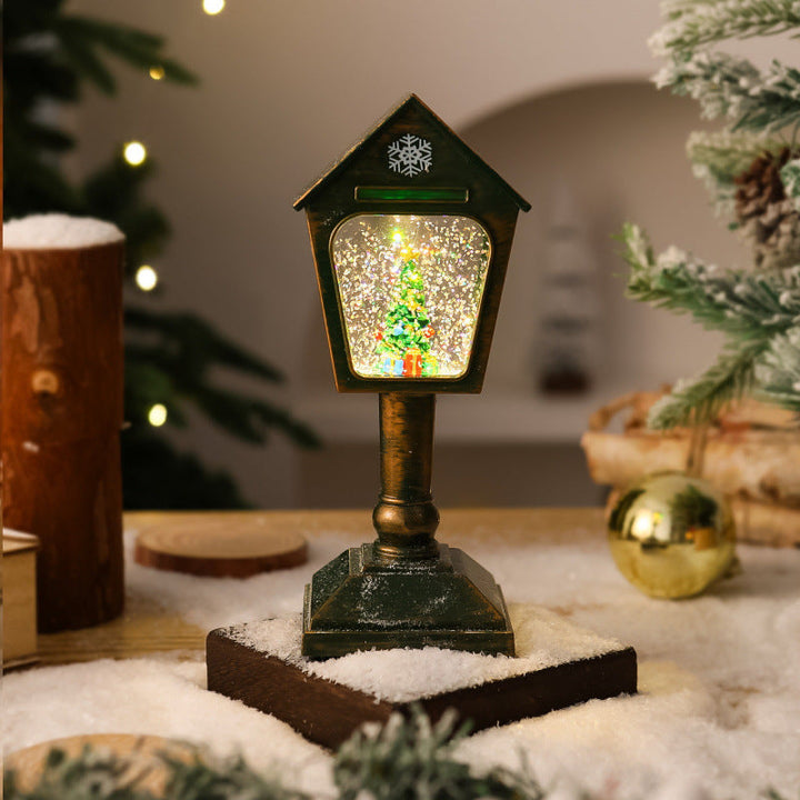 Illuminated Christmas lantern