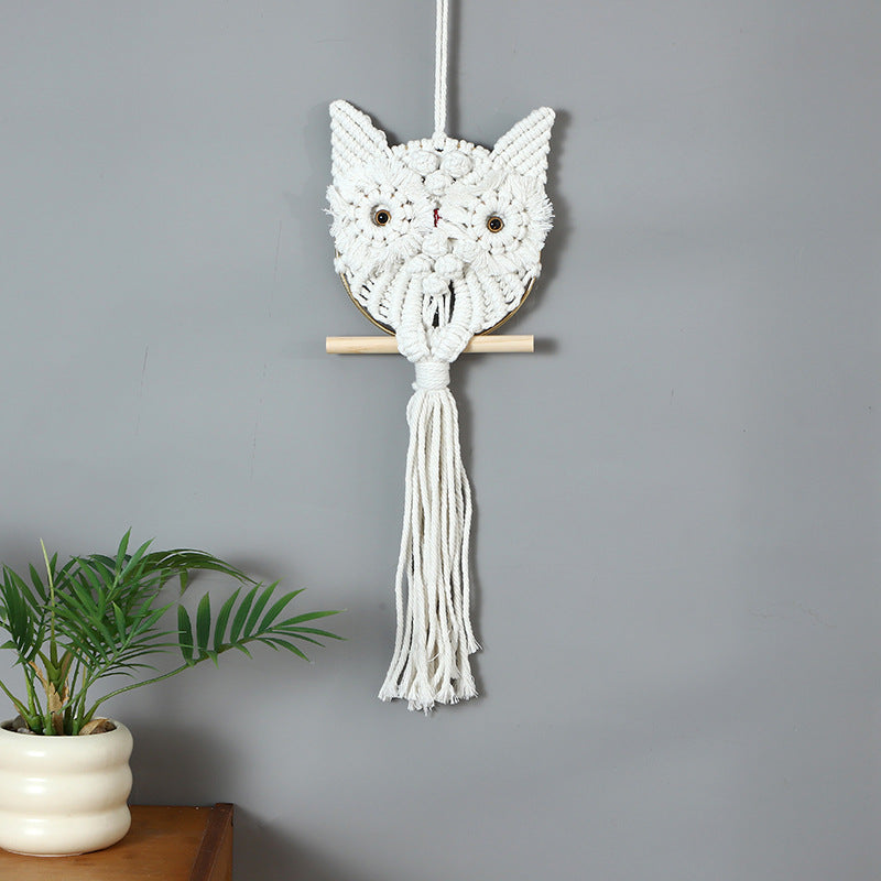 Macrame Owl Wall Hanging