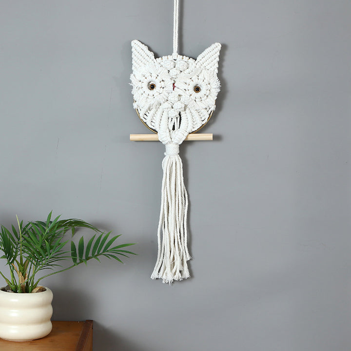 Macrame Owl Wall Hanging
