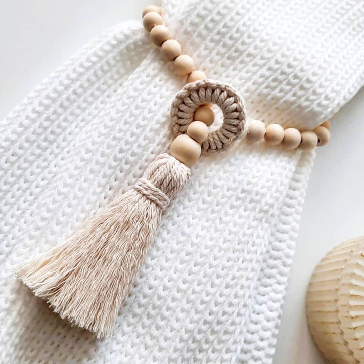 Decorative Beaded Keychain Holder