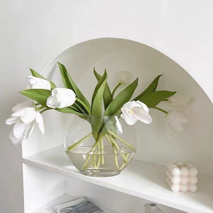Elegant Glass Floral Display