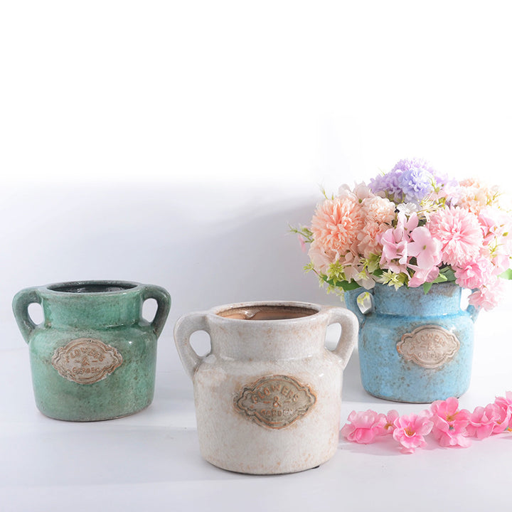 Decorative flower pot