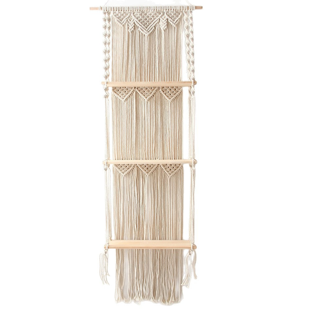 Decorative Macrame Wall Hanging Shelf