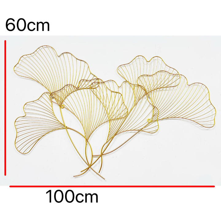 Decorative Metal Ginkgo Leaf Wall Art