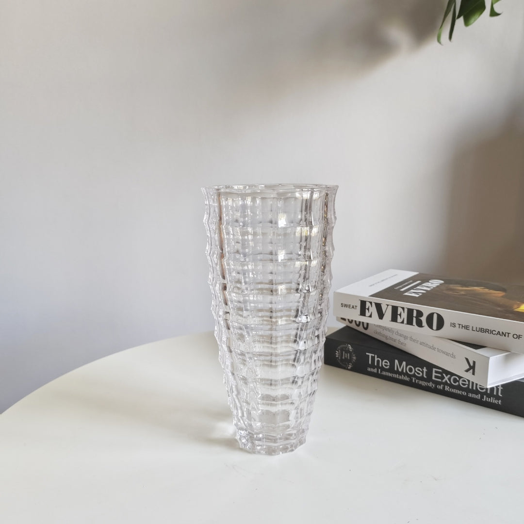 Artistic Twisted Glass Vase