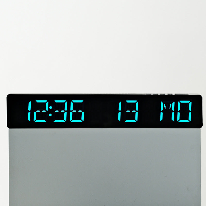 Digital wall clock with large LED display