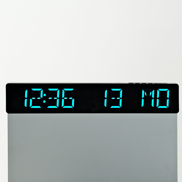 Digital wall clock with large LED display