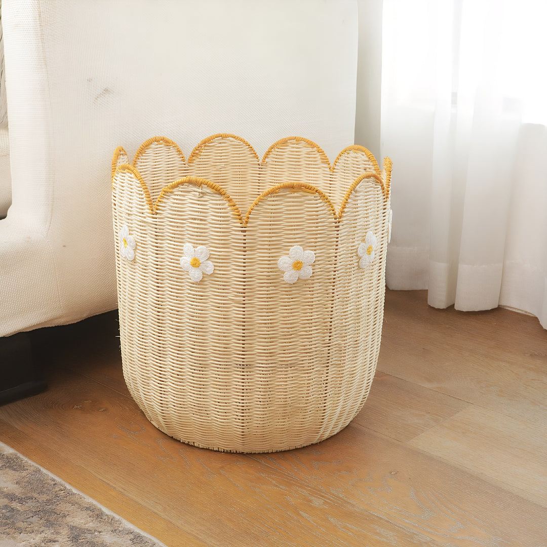 Decorative storage basket