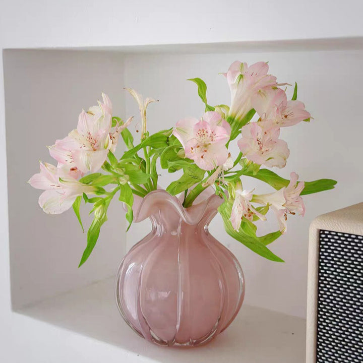Artistic Glass Flower Vase