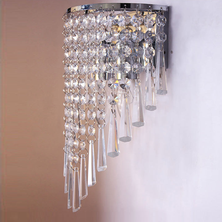 Glamorous Crystal Wall Light