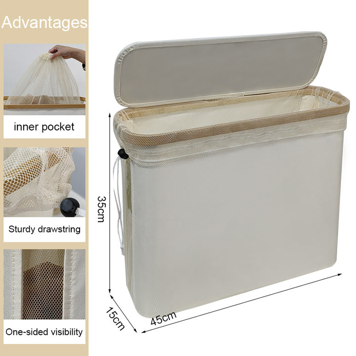 Versatile laundry separation box with removable lid and inner compartment