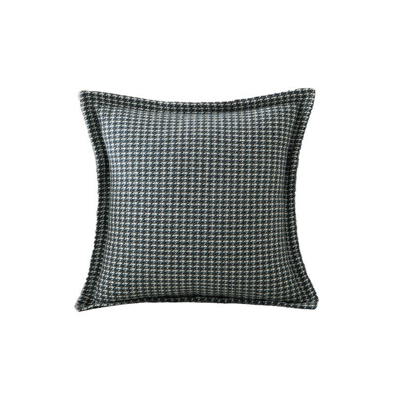 Checkered Pattern Accent Cushion