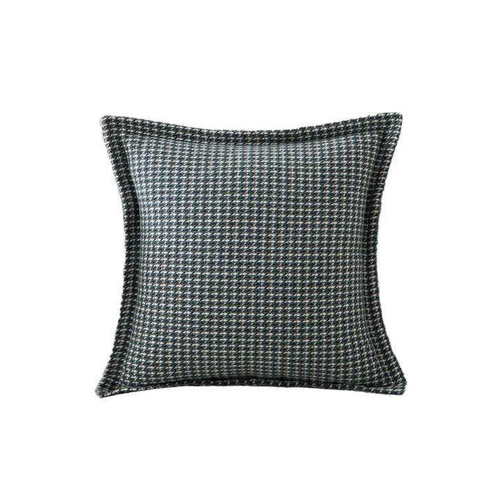 Checkered Pattern Accent Cushion