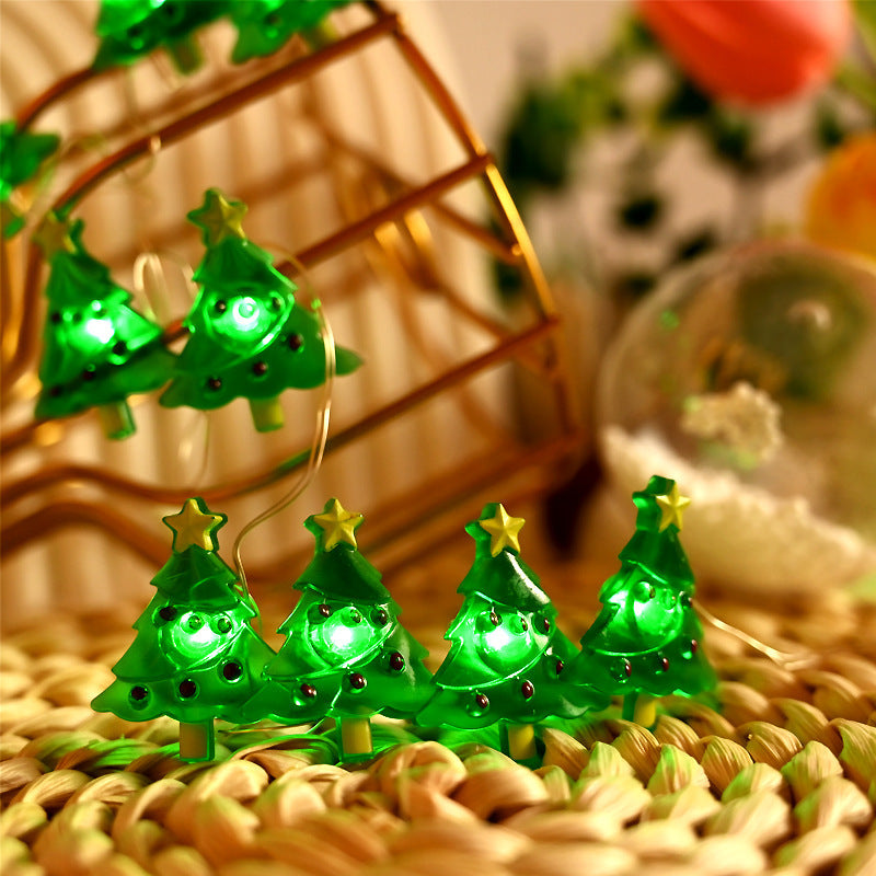 Christmas Reindeer Glass LED String Lights