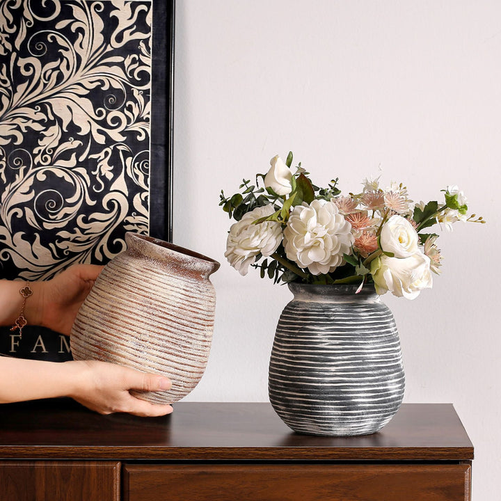 Elegant Artificial Flower Pot