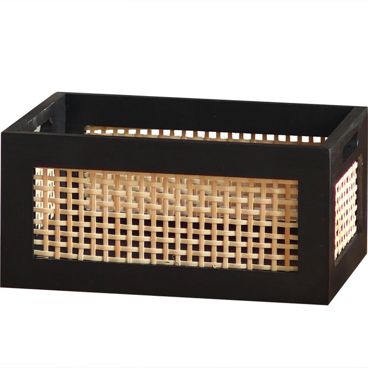 High-quality storage basket with braided design