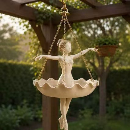 Decorative Ballet Figure in Flower Shape