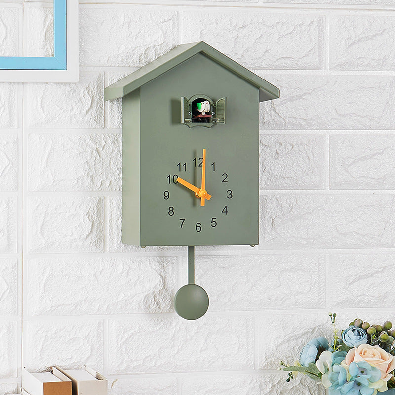 Cuckoo clock in creative house design