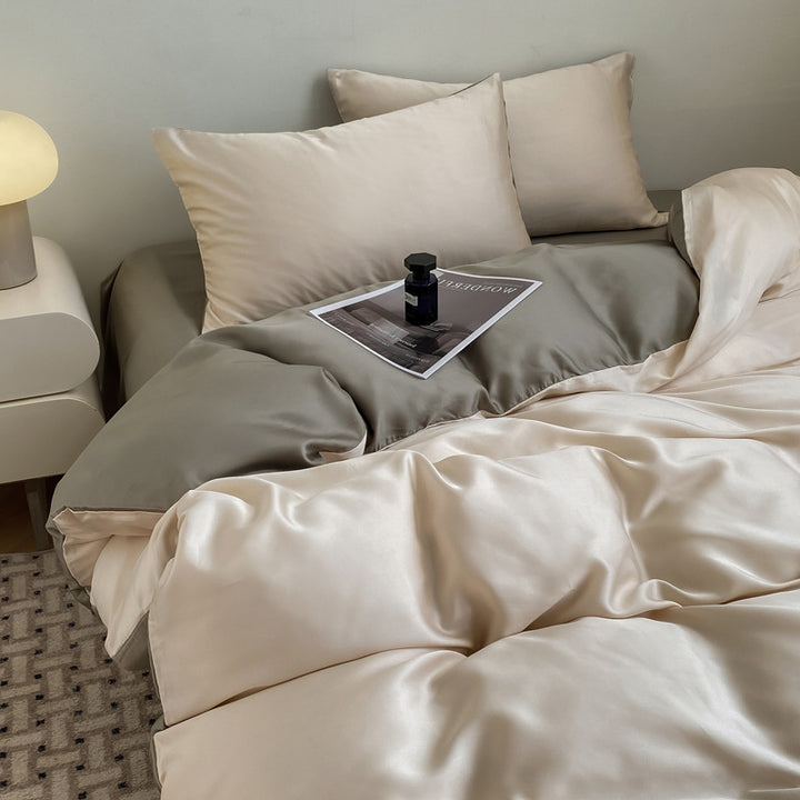 Luxurious Silk Duvet Cover Set