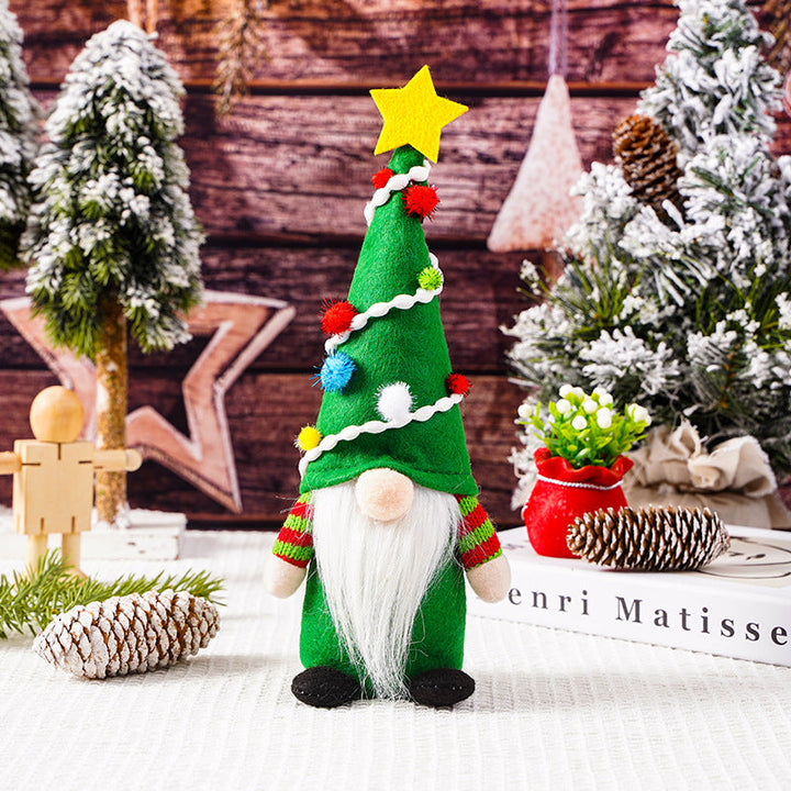 Decorative Christmas gnome figure