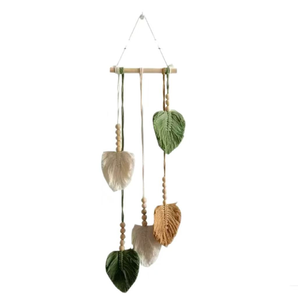 Nature-Inspired Macrame Leaf Wall Hanging