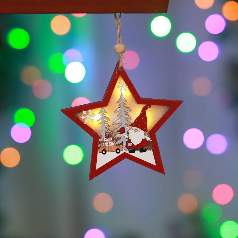 Christmas tree hanging decoration in star shape