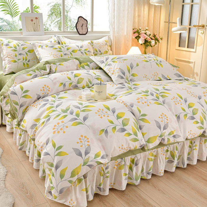 Floral Design Comforter Set