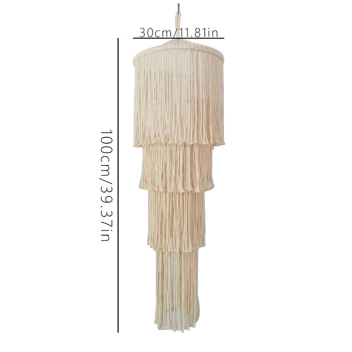Modern Macramé Pendant Lamp