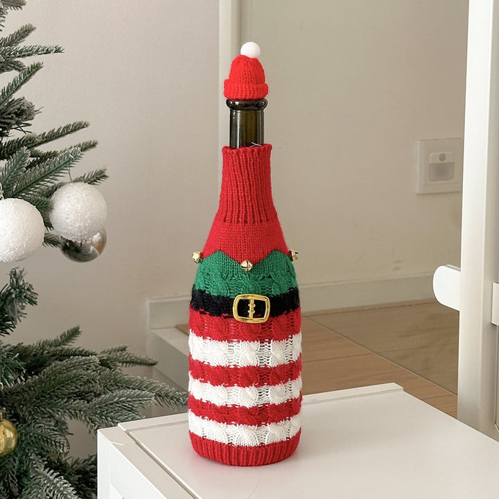 Festive Wine Bottle Covers