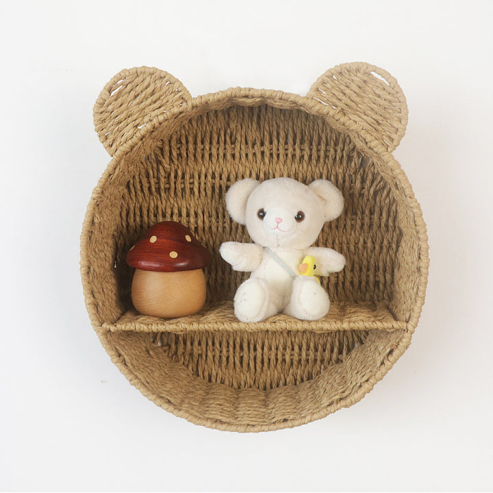 Creative wall shelf in bear design