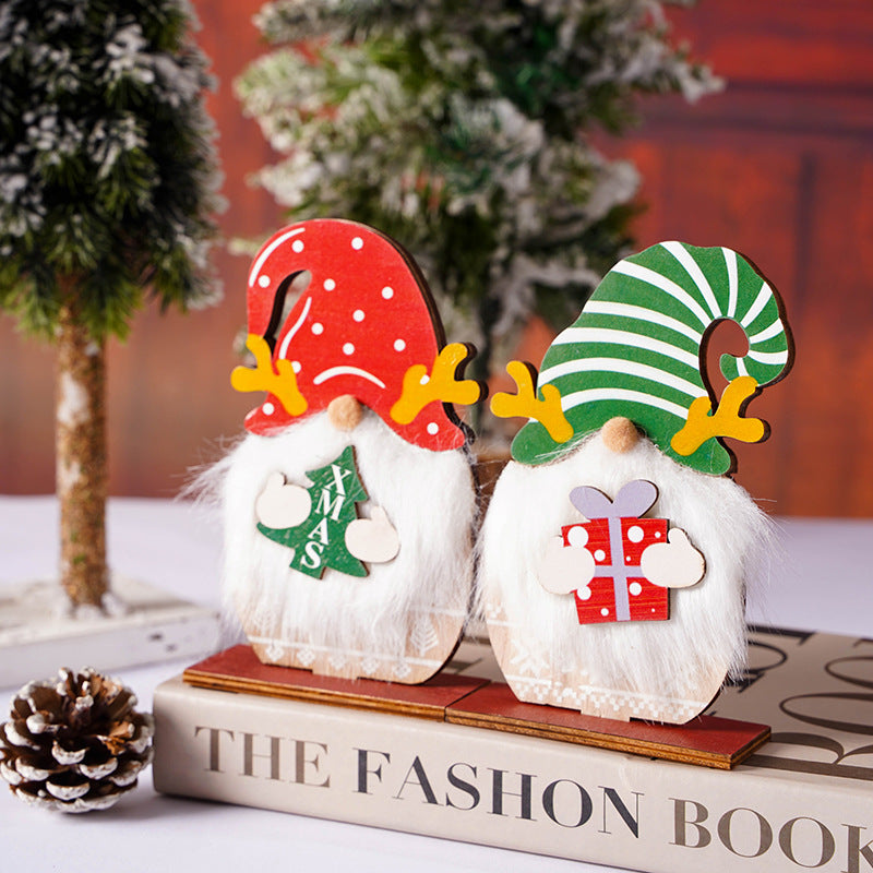 Santa Claus decorative figure in rustic design