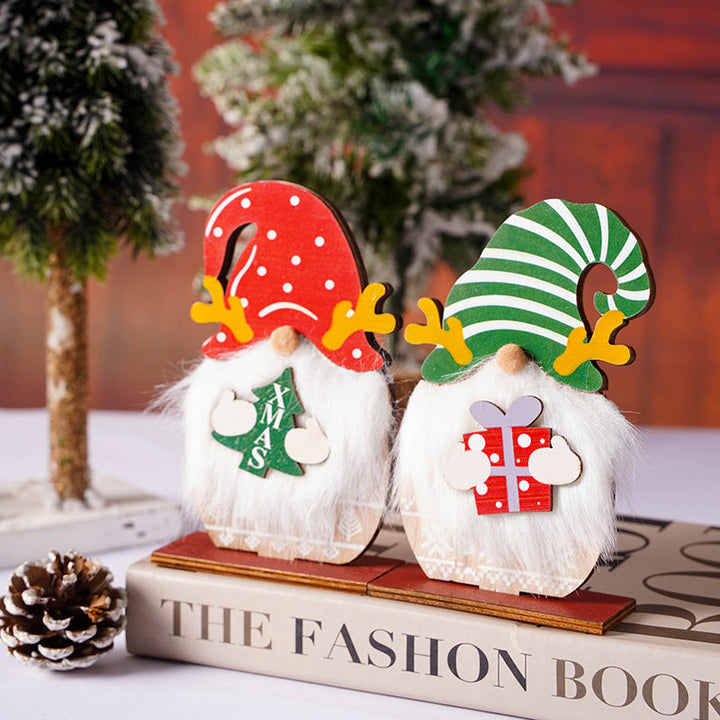 Santa Claus decorative figure in rustic design