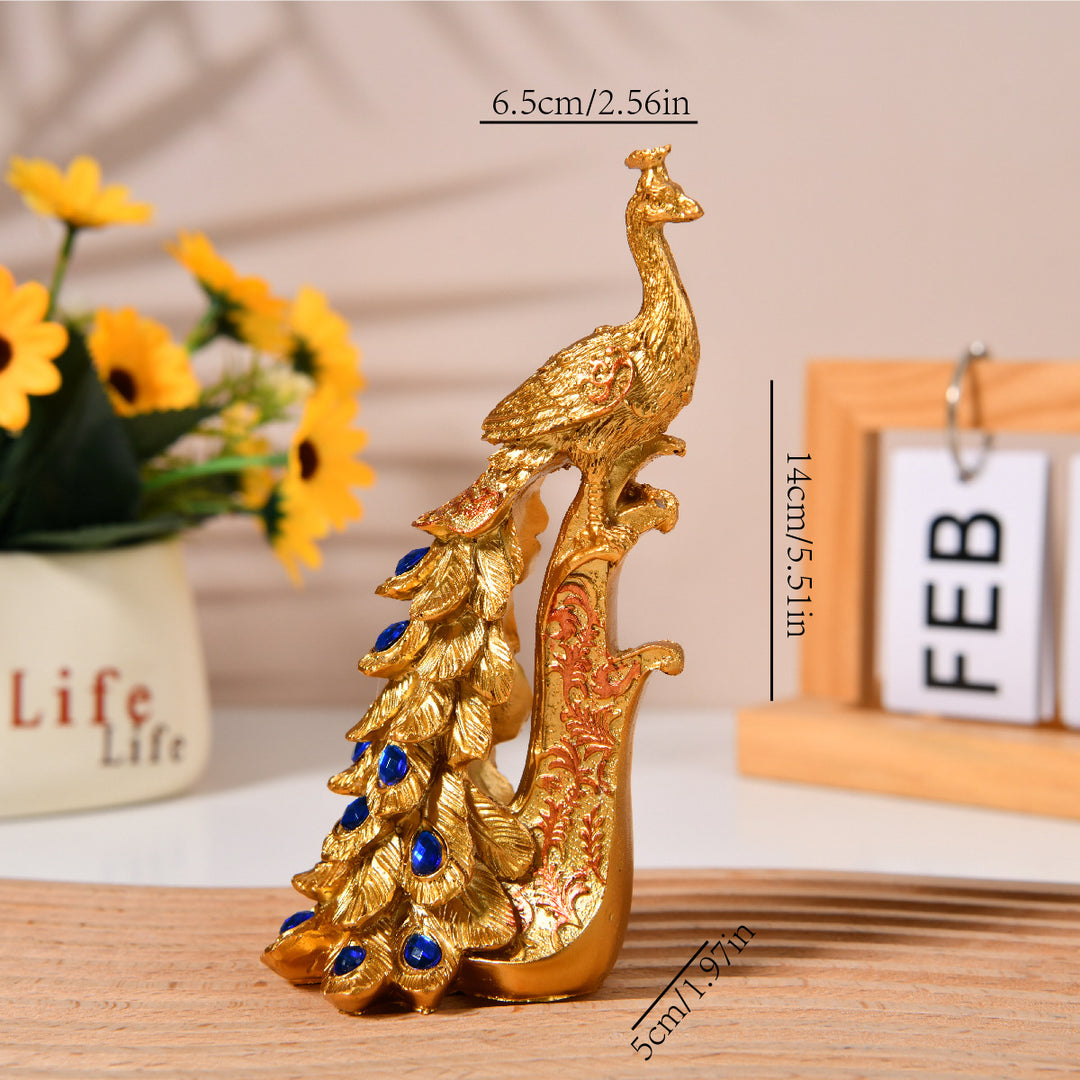 Decorative Peacock Figurine