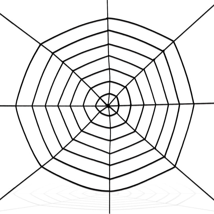 Creepy Halloween decoration spider web