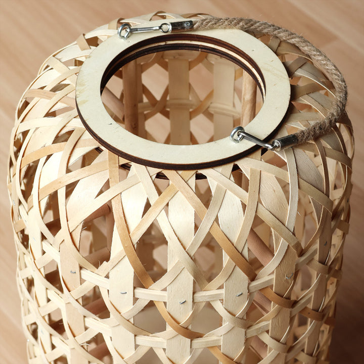 Handcrafted lantern in natural design